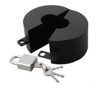 Verrou de robinet extérieur en acier inoxydable 304 avec mot de passe, couvercle antivol pour robinets muraux, installation sans outil, argent