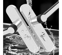 Verrou de salle de bain fiable avec orientation réglable de la main, fabriqué en acier inoxydable pour une performance durable (35 mm)
