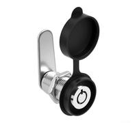 Verrou de sécurité à disque avec différentes clés pour armoire, coffre-fort, réfrigérateur, en alliage de zinc avec 2 clés, caméra d'arrêt réversible, plusieurs tailles disponibles (16 mm)