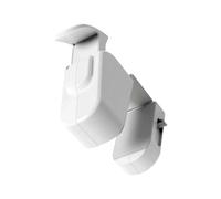 Verrou de sécurité à l'épreuve des enfants pour portes intérieures, serrure de porte à clipser, aucun outil ou adhésif nécessaire, déverrouillage bidirectionnel facile, ABS durable et acier inoxydable