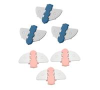 Verrou de Sécurité Créatif pour Fenêtre, Lot de 6, Abs, sans Perçage | Installation Facile, Protection Anti-accident, pour Garçon et Filles, Usage Fenêtre et Placard, Format Pratique