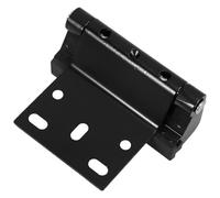 Verrou de Sécurité en Alliage D’aluminium pour Porte Intérieure Noir | Protection Secondaire, Anti-effraction Renforcée, Entraxe Ovale 40mm, pour Portes Métalliques à Ouverture Intérieure