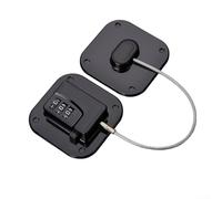 Verrou de sécurité enfant pour armoires - Installation fiable - Matériaux solides pour une utilisation durable (noir)