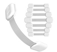 Verrou de Sécurité Enfant pour Meuble - Verrous Tiroirs Sécurisés - Fermeture Verrouillable Sécurisée Pour Cuisine Réfrigérateur Congélateur -Manger Four Meuble Armoire Commode