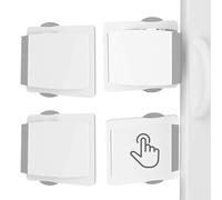 Verrou de sécurité enfant pour porte coulissante | 4 Pièces de Sécurité pour Fenêtre | pour Porte-Fenêtre Coulissante,pour Maison Balcon Placard Garage Cellier Porte-fenêtre Chambre
