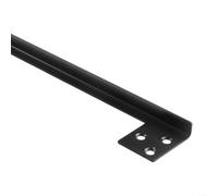 Verrou de sécurité invisible pour portes battantes, design en forme de L pour la sécurité de la maison (27,9 cm)