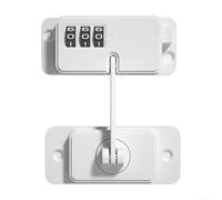 Verrou de sécurité, lot, porte coulissante et serrure à combinaison, mécanisme de protection polyvalent, design convivial, pour la maison, le bureau, la cuisine, le réfrigérateur, le tiroir du