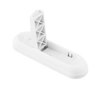 Verrou de sécurité mobile de voyage conçu anti-ouverture pour maison et hôtel Blanc Matériau idéal pour poignée de porte avec mécanisme à bouton de sécurité Abspc pour l'emploi (1 pièce)