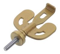 Verrou de Sécurité Portable pour Porte, Acier, Barrière de Sécurité | Rangement Facile, Format Portable, Usage Hôtel et Chambre, Couleur Or, pour Filles Seules