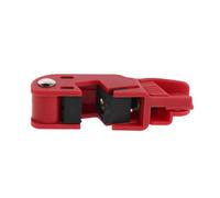 Verrou de Sécurité pour Disjoncteur 1p à 4p en Plastique Technique Rouge | Marquage Clair D'état, Installation Rapide, Adapté aux Cadenas et Panneaux de Disjoncteurs Industriels