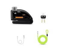 Verrou De Sécurité Pour Frein À Disque Moto Et Scooter 120db Pour Roue Vélo Bloque Disque(Color 15)