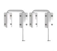 Verrou de sécurité pour porte coulissante et terrasse avec barre rotative pour montage flexible sur surfaces planes ou déformées, matériel d'installation inclus