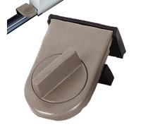 Verrou de sécurité pour porte coulissante, serrure de sécurité en aluminium pour porte coulissante - Verrouillage enfant réglable antivol petit verrou de sécurité pour fenêtre