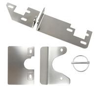 Verrou de sécurité pour portes arrière pour Fiat Ducato, Jumper, Boxer X250 X290 H1/H2/H3 - Dispositif anti-effraction avec goupille rabattable, accessoire camping-car