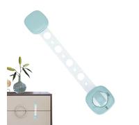 Verrou de sécurité pour - Sangle multifonction pour tout-petits - Loquet à double boulon solide | Serrures adhésives réutilisables pour tiroirs, réfrigérateur, toilettes, portes, armoires