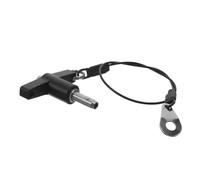 Verrou de Serrage Poignée en T Cordon Acier Inoxydable 6mm | Accessoire Robuste Lanière, Montage Rapide, Compatible Pieds D'enceinte et Supports D'éclairage