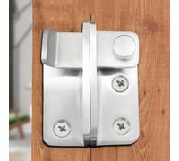 Verrou de Sûreté 5pcs Acier Perçage Verrou de Sûreté 5pcs Acier | Installation perçage, économie de pour temps, pour idéal locataires, montage rapide pour bois métal(Small Right)