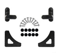 Verrou de table pliable pour camping-car, remorque, bateau et table de terrasse avec construction en plastique ABS et cadre de support triangulaire stable
