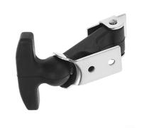 Verrou de tension en acier inoxydable avec support de capot en caoutchouc pour boîte à outils, capot et tracteur - Résistant aux vibrations et aux intempéries Fermeture à tirer