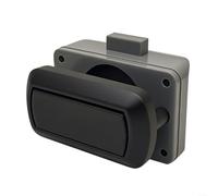 Verrou de tiroir en alliage de zinc chromé pour caravane Swift et camping-car de remplacement avec loquet à bouton poussoir pour trou de 20 mm d'épaisseur de planche de 13 à 18 mm facile à installer