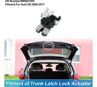Verrou De Verrouillage De Coffre Arrière Pour Audi Q5 2008- 4 Broches Verrou De Hayon Arrière No.8R0827505 Plastique Noir Métal