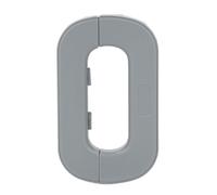 Verrou de verrouillage de réfrigérateur haute résistance - Système de sécurité pour réfrigérateur en ABS avec mécanisme de bouton à double doigt et large surface adhésive pour