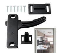 Verrou d'écran à fermeture éclair - Poignée de porte de rechange, poignée ergonomique, poignée antidérapante, matériel robuste, système d'installation robuste avec fonctionnement résistant aux