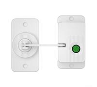 Verrou d'empreintes digitales intelligent, verrouillage d'armoire rechargeable par USB -C, 9,8 x 5,5 cm, ouverture 0,5 s, protection enfant pour portes tiroirs, construction en acier ABS blanc