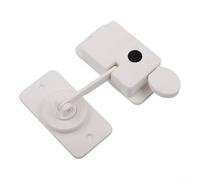 Verrou d'empreintes digitales pour tiroirs et armoires à sécurité enfant avec reconnaissance rapide et longue durée de vie de la batterie (blanc plat)