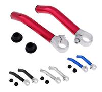 Verrou D'extrémité De Barre De Guidon De Vélo En Alliage D'aluminium, 1 Paire Avec 2 Bouchons De Barre