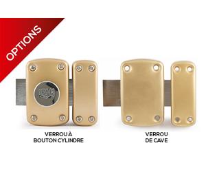 Verrou double / cylindre 70mm D5 IFAM - 27700
