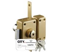 Verrou double entrée A2P* CAVITH 1403 métallisé or 3 clés ISEO 14030001*