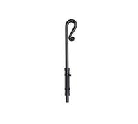 Verrou douille hyper renforcé à visser BOURG - 16x400 mm - Noir - 461402