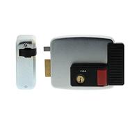 Cisa – Verrou électrique 11731702 – 12 V – Galvanisé argent