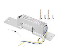 Verrou Électrique 12V DC pour Porte Bois Métal, Serrure Electromagnétique Résistante et Compacte - Installation Encastrée Discrète, Idéale pour Contrôle d’Accès Bureau & Campus