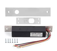 Verrou Électrique DC12V, Gâche Serrure Électronique Magnétique, Boîtier Métal Noir - Résistant Eau IP66, Anti - Démontage, pour Porte Extérieur et Sécurité