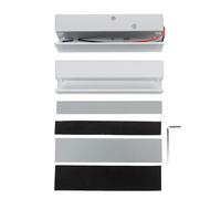 Verrou Électrique Pour Porte Verre Sans Cadre, Verrou à Goupille, Alimentation DC 12V, Ouverture Gauche, Alliage D'aluminium - Sécurité Fail Safe, Matériaux Robustes, Installatio