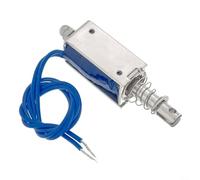 Verrou électronique 24 V CC pour porte de voiture, distributeur automatique, équipement de tri, 58 x 13 mm, loquet en métal avec retour à ressort