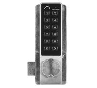 Verrou Électronique à Code, Serrure de Cabinet en Alliage de Zinc avec Mot de Passe 1-15 Chiffres, Batterie Longue Durée - Sécurité Renforcée, Alarme Anti - Intrusion, Usage Sa