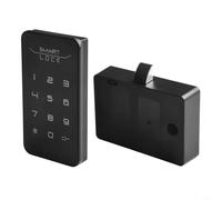 Verrou électronique à empreintes digitales, 3 piles AA pour entrée sans clé, pour unités de stockage avec algorithme IA et technologie de reconnaissance