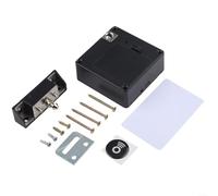 Verrou électronique de sécurité enfant avec technologie RFID pour tiroir de sécurité programmable pour plusieurs serrures adaptées aux meubles en bois (noir)