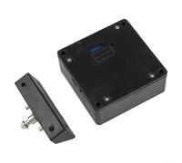 Verrou électronique pour tiroir sans fil avec sécurité anti-effraction, pour accès aux cartes RFID, pour armoire en bois (76 x 76 mm) (1 pièce)