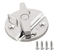 Verrou en acier inoxydable poli pour couvercles de puits d'appât et portes de console centrale