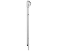 Verrou en applique Danaos tige inox longueur 167mm aluminium RAL9006 - LA CROISEE DS - DS6370-007