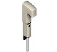 Verrou en applique Danaos tige inox longueur 281mm blanc RAL9010 - LA CROISEE DS - DS6368-036 Noir G