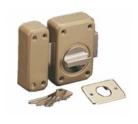 Verrou en applique de sûreté - à bouton - pêne 110 mm - V 136 VACHETTE
