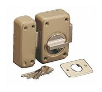 Vachette Verrou V136 à bouton – cylindre Ø23 mm L45 mm – pêne 110 mm – 3 clés