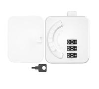 Verrou enfant pour réfrigérateur - 4 x 5,5 x 1 cm - Serrure enfant avec mot de passe | Verrous de sécurité avec coussinets adhésifs | de porte multifonction pour armoires, tiroirs, portes