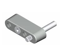 Verrou entrebâilleur pour baie coulissante aluminium - pène 42,5 mm LA CROISÉE DS