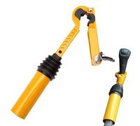 Verrou Frein A Main, Canne Antivol Voiture Frein À Main Levier De Vitesse Avec Deux Clés Pour Camions, Camping- Et Véhicules Tout-Terrain, Installation Sans Effort